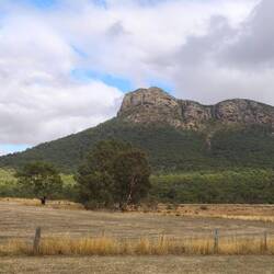 Letzter Blick zurück auf den Grampians NP (Mount Sturgeon)