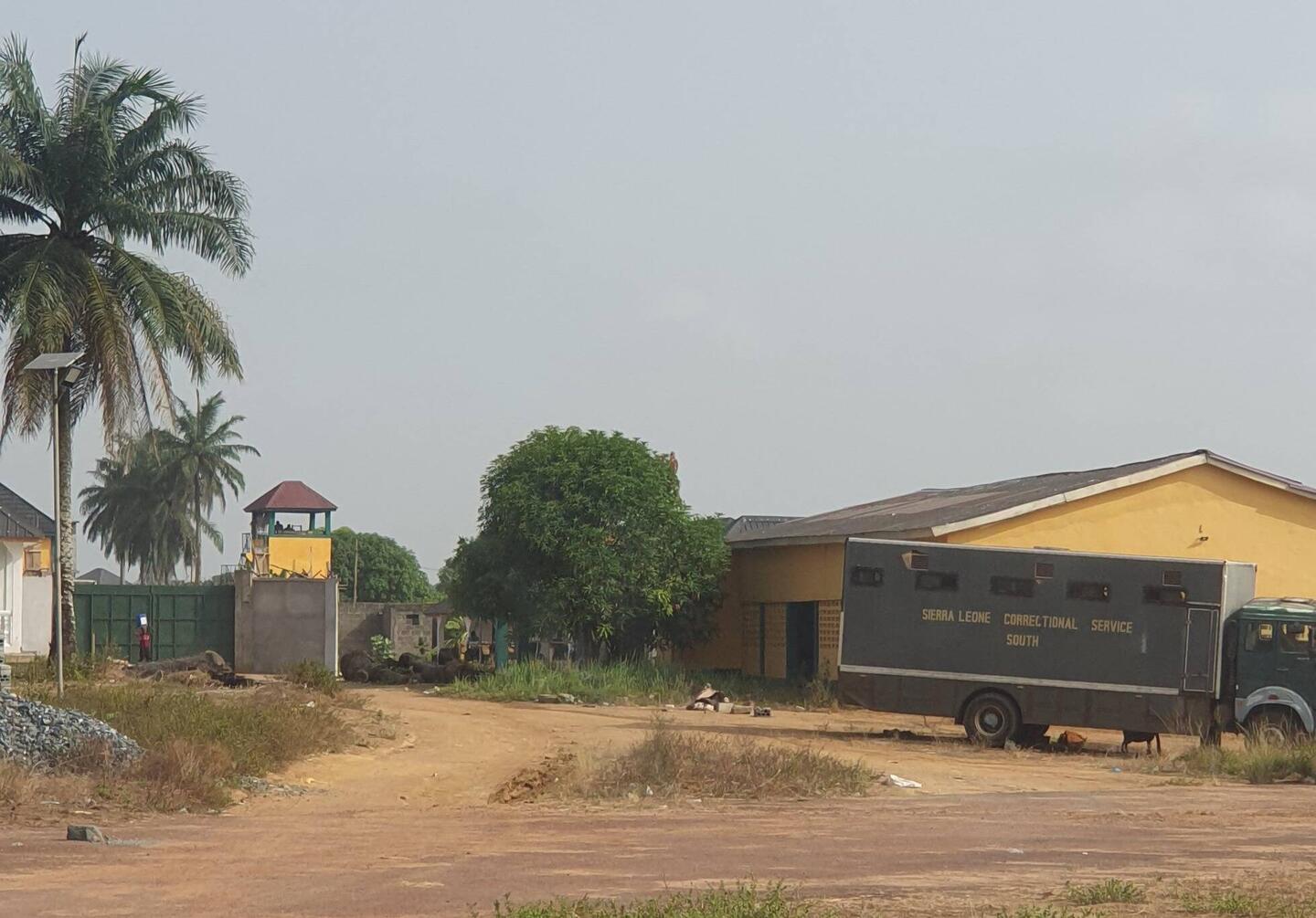 Entrance to the Sierra Leone Correctional Centre