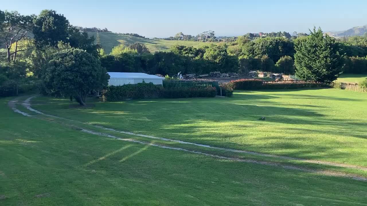 The vista from the house