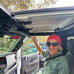 Heute mal oben ohne gefahren (wenn auch nur kurz)