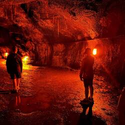 Die beleuchtete Lavatube