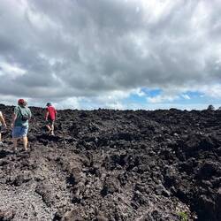 Das Pu'u Huluhulu Lavafeld