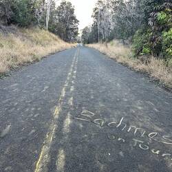 Die alte Crator Rim Strasse