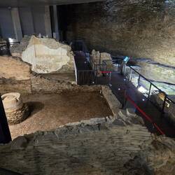 View of the "dining room" later turned into a flour mill.