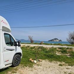 Unser Platzerl in Limni Keriou 🤩