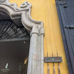 Old way you ring the apartments from downstairs