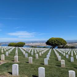View of San Diego from the National Cemetery at Point Loma
