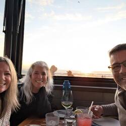 Got to have dinner with Suzanne who we hadn't seen in a few decades