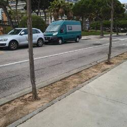 Parkplatz an der Strandpromenade