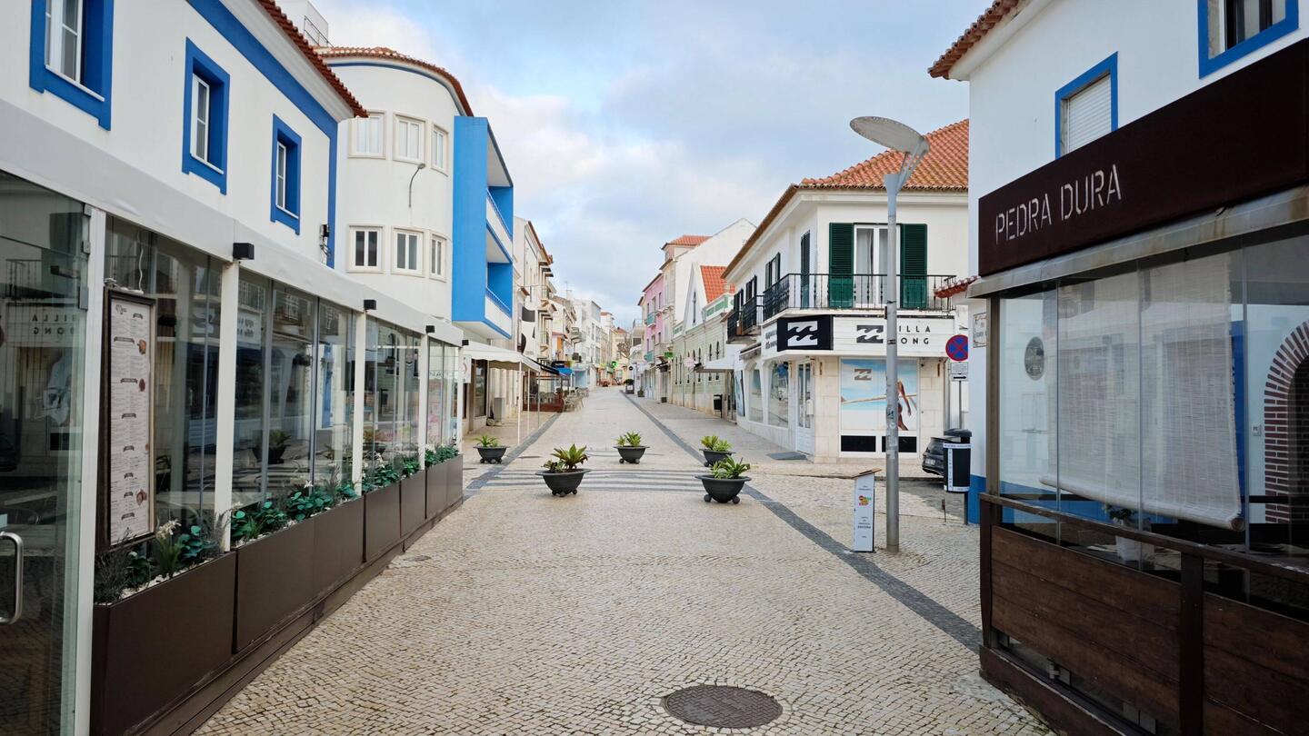 Ericeira: Fußgängerzone im Tiefschlaf