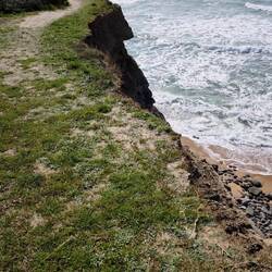 Immer an der Kante entlang.