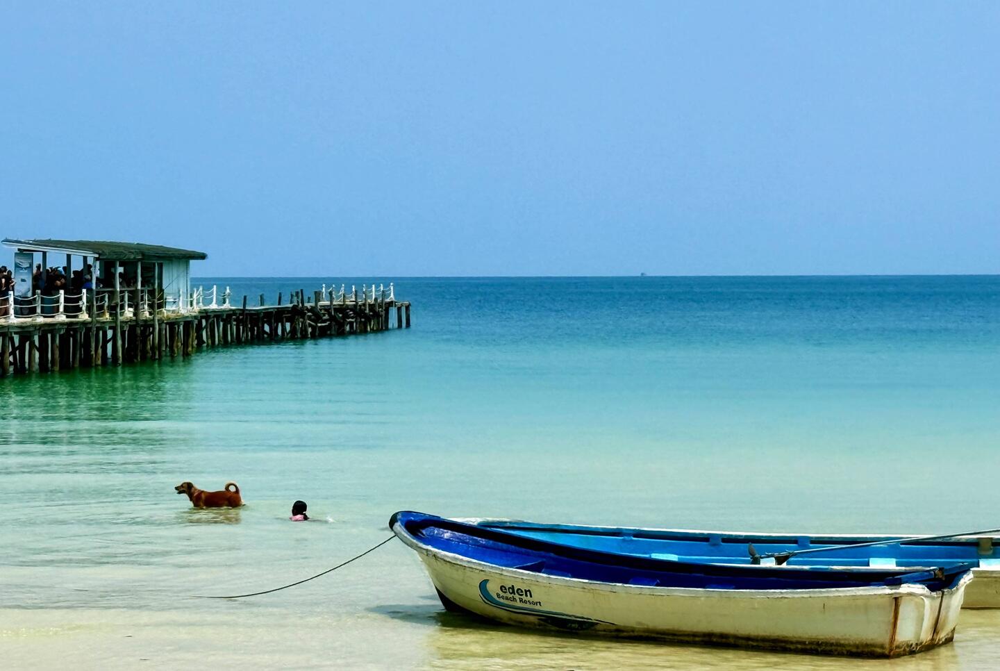 Arrivée sur une plage paradisiaque 🤩