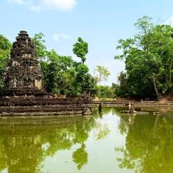 Le Neak Pean Temple, île artificielle de "bains" guérisseurs