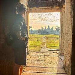 Vue de l'entrée ouest ☀️