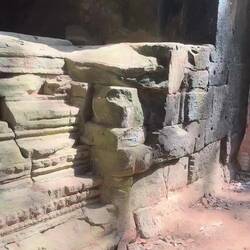 La porte de la mort du village d'Angkor Thom