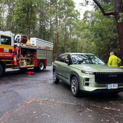 Mit Emily auf dem Weg zu den Eumundi markets abgeschmiert