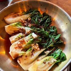 Bok choy with vinegar