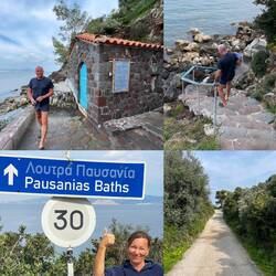 ..oben angekommen👍🏻gibt's die Bade-Pause als Geschenk 💝