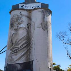 Coonalpyn Silo Art....