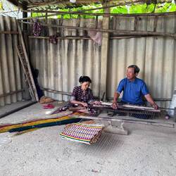 Produktion Schilfmatten