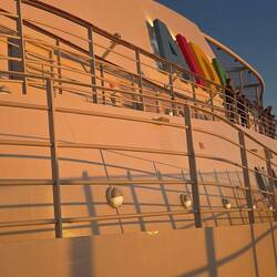 Ausfahrt in der Abendsonne