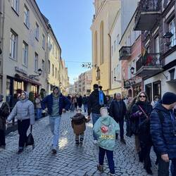 Altstadt von Vilnius bei bestem Wetter.