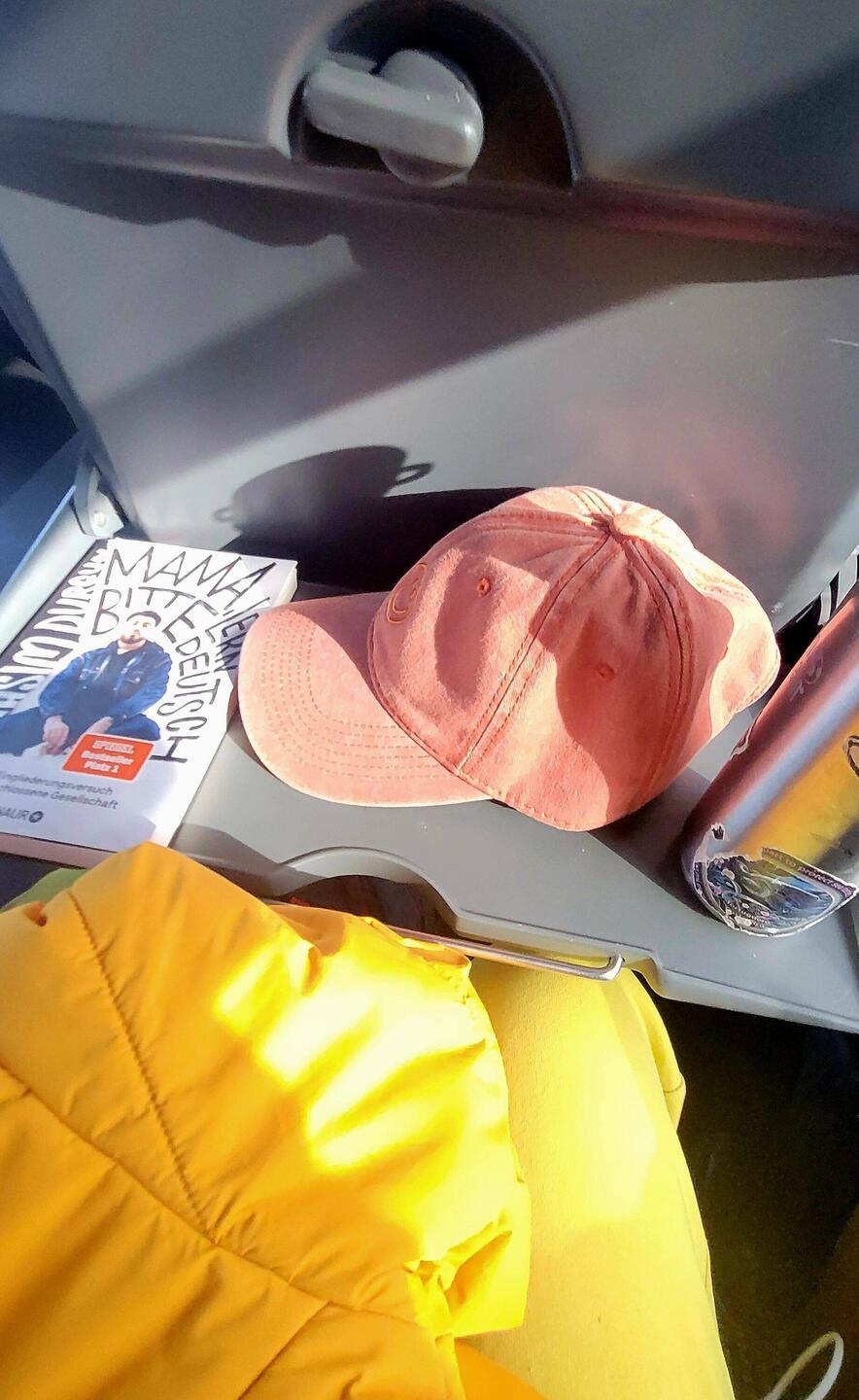 Ein Stillleben der Zugreisenden 😎.