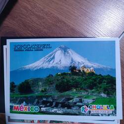 Ça devrait être comme ça, en réalité on devine à peine le volcan