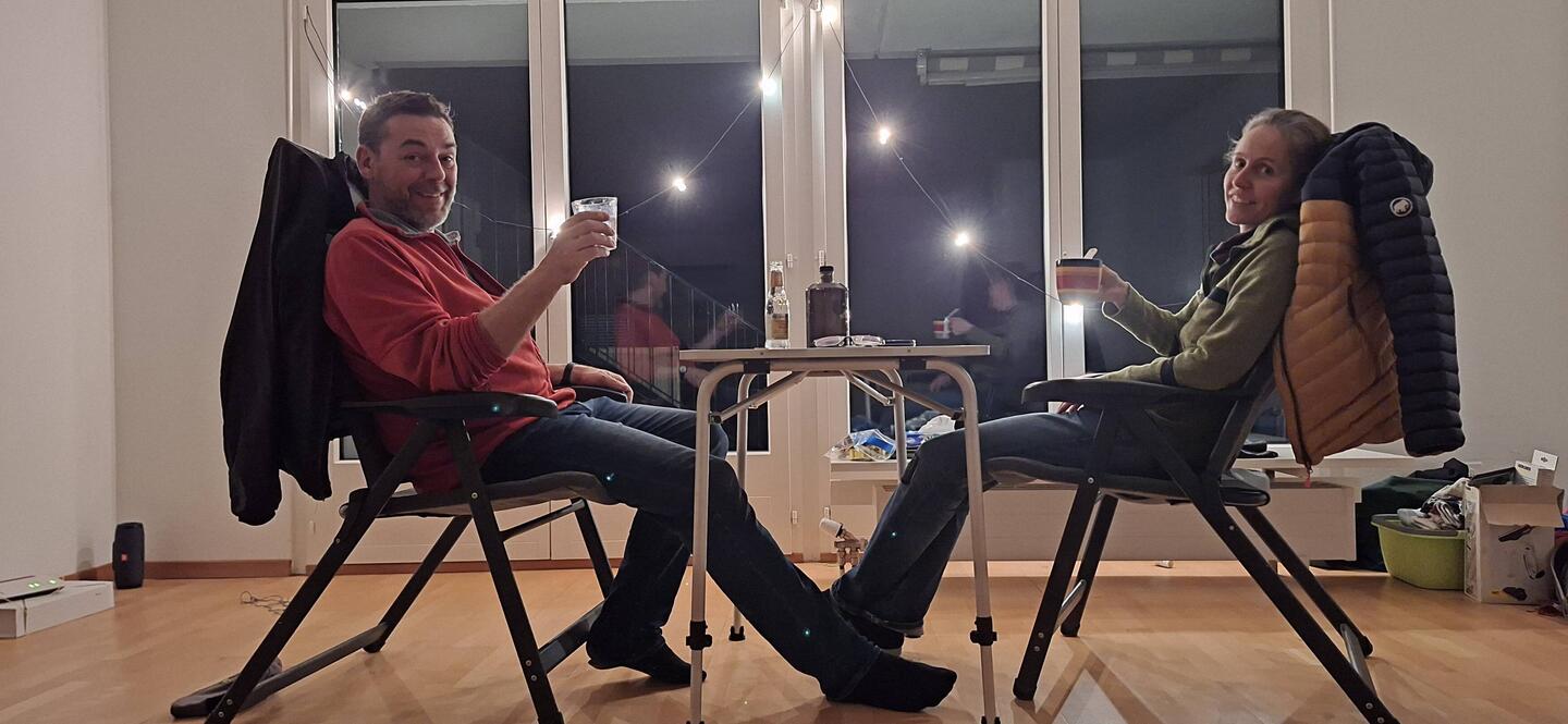 Der letzte Abend in unserem "alten" Daheim