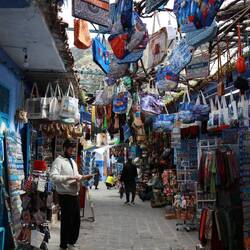Touristensouk in Chefchaouen