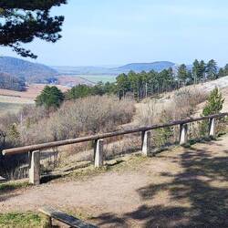 Blick zur Burg Gleichen