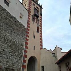 Markanter Turm des Hohen Schlosses