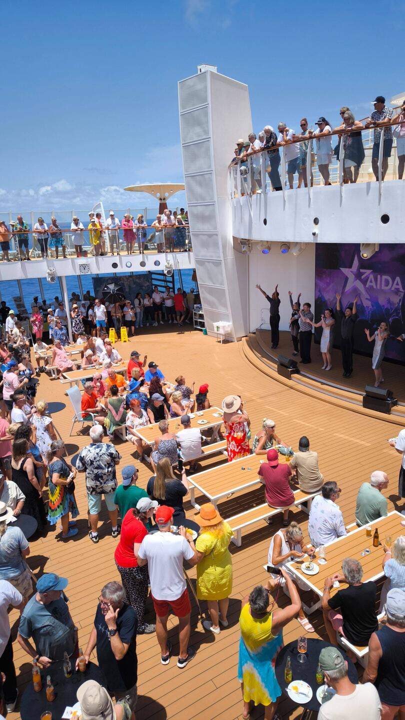 Auftritt der AIDAStars