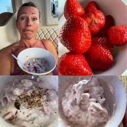 ..und wieder lecker Nachspeise ☺️