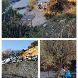 ... die in der Nacht unerwartet aufgetretenen Sturmböen 🗯 vermiesen uns den Aufenthalt hier 😢