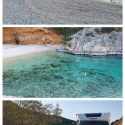 Leider verlassen wir diesen schönen Platz schon wieder (vorzeitig) nach 1 Nacht ....