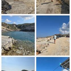 Der Strand von Roxa Beach .... leider nicht zum Bleiben geeignet 😟