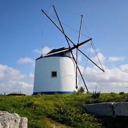 Kleine Pause an einer Mühle