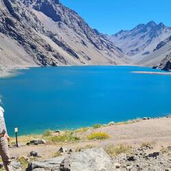Laguna del Inca am Skigebiet Portillo mit 13 Liften