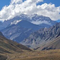 Blick auf den Aconcagua vom NP aus