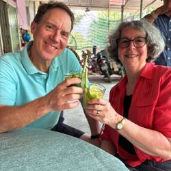 Mark and me with our Sa Rums