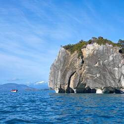 Die s.g. Kathedrale der Marmorhöhlen