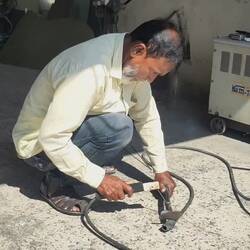 In a little crash, the side stand broke. Nothing that can't be quickly fixed in a backyard workshop