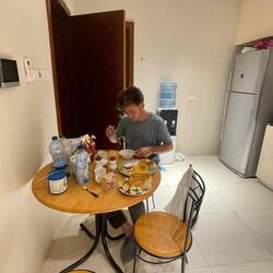 ...and a bit tired for sohor before the first glimpse of light.