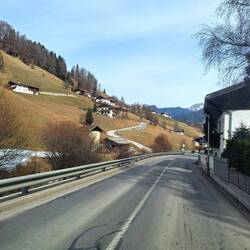 Winterbraune Wiesen, aber der Frühling naht auch hier