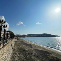 die Strandpromenade von Agropoli kann mich entzücken