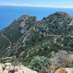 und der ganze Weg wieder runter 😅