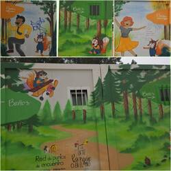 WC - Container beim Spielplatz