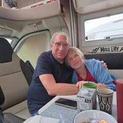 Am Abend haben wir noch Wiebke und Roberto besucht.