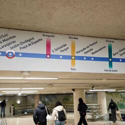 Mit der blauen Linie ohne Umsteigen nach Baxio-Chado